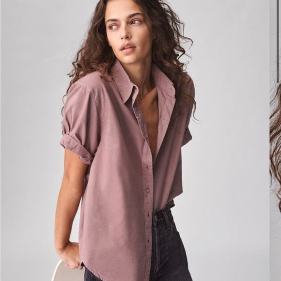 Aritzia Denim Forum Jane Shirt - Picture 1 of 5